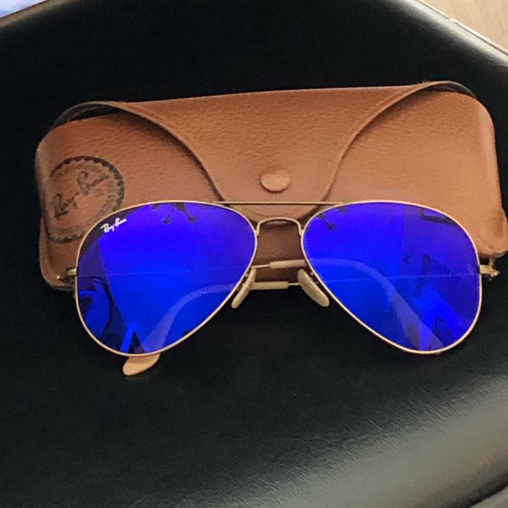 Ray Ban sunglasses with case.Great condition used.